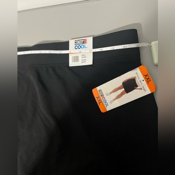 32 Degree Womens Cool A Line Skirt Black Above Knee Stretch Plus XXL - Picture 9 of 9